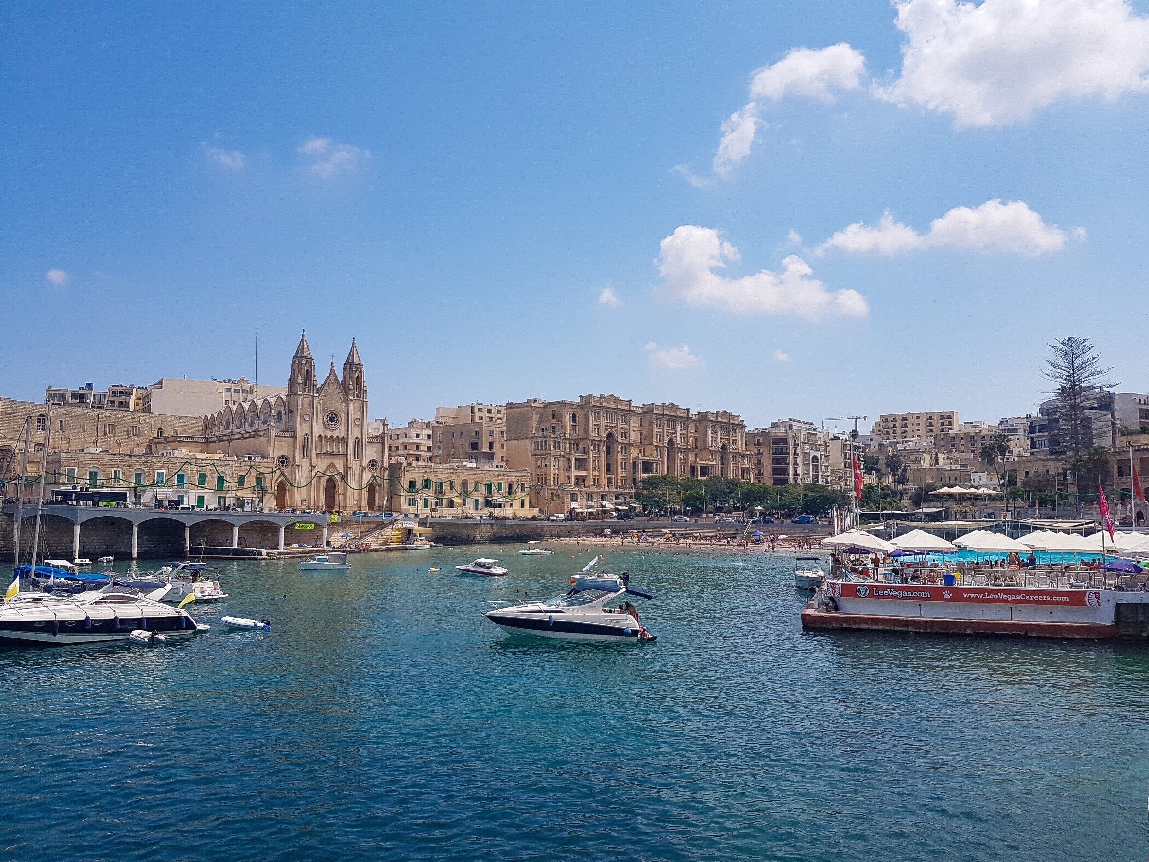 Séjour linguistique Malte ville Sliema